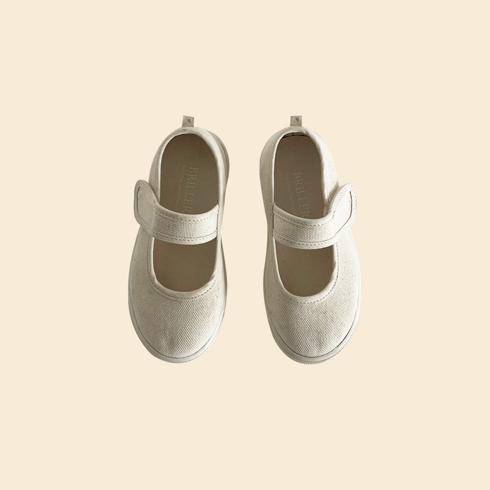 [B19] MERRY CANVAS SNEAKERS / IVORY