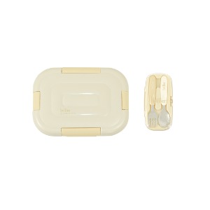 [B52] BRILLER MEAL TIME FOOD TRAY&amp;SPOON FORK SET